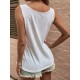 Fake Button Tank Top